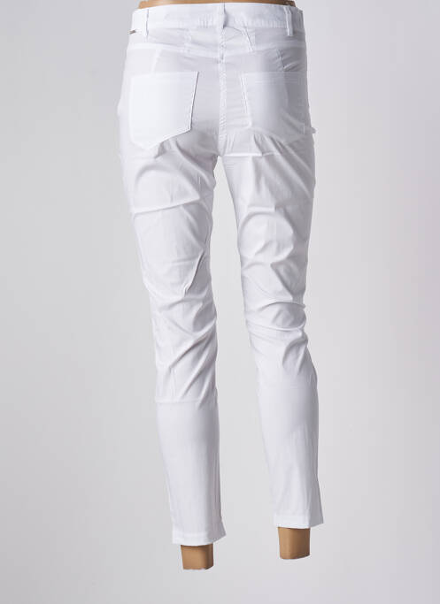 Pantalon slim alb MALOKA femeie