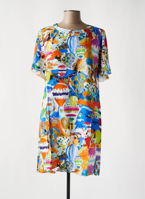 Rochie scurtă albastru MALOKA femeie