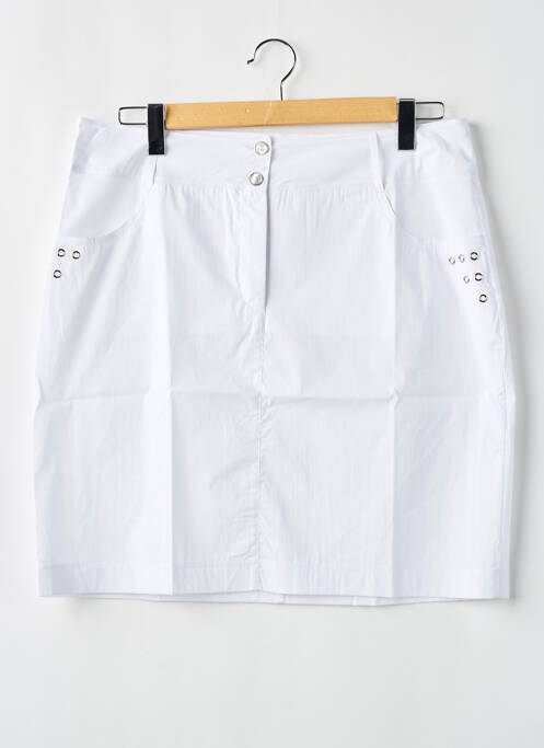 Fustă scurtă alb MALOKA femeie