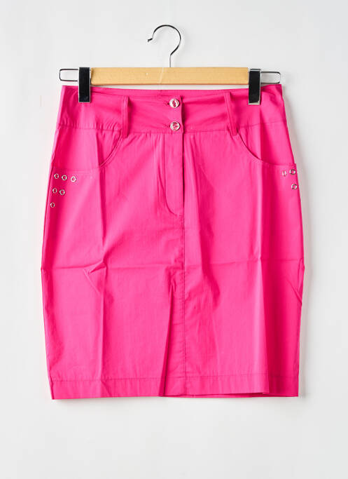 Fustă scurtă roz MALOKA femeie