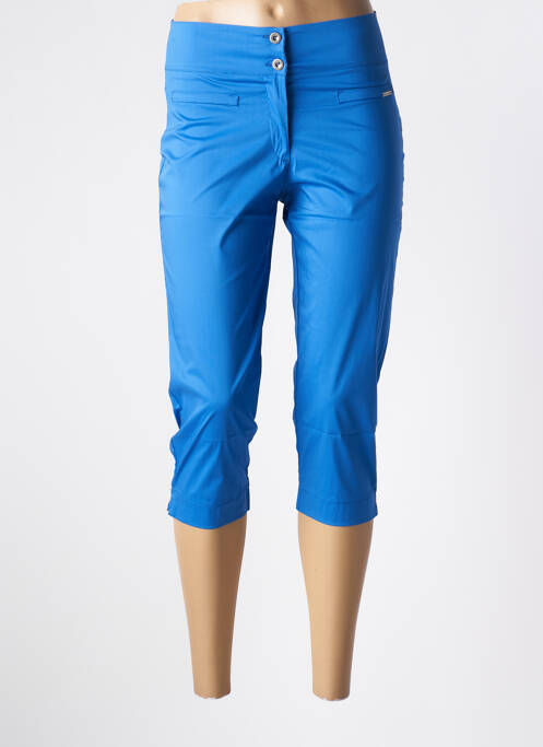 Pantalon trei sferturi albastru MALOKA femeie