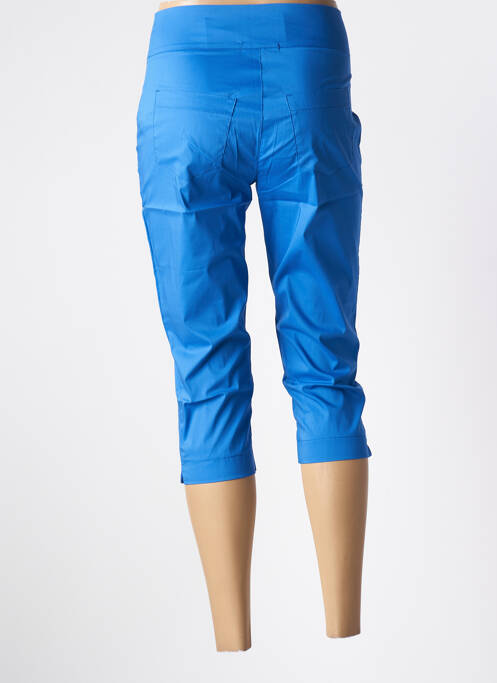 Pantalon trei sferturi albastru MALOKA femeie