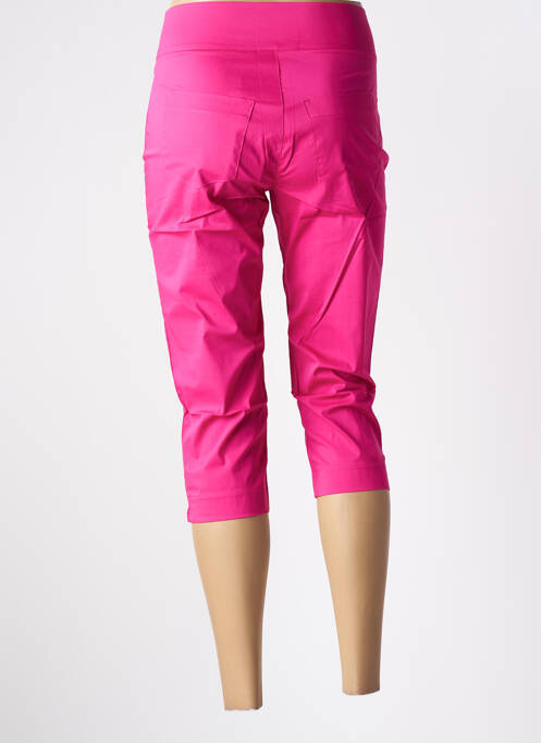 Pantalon trei sferturi roz MALOKA femeie