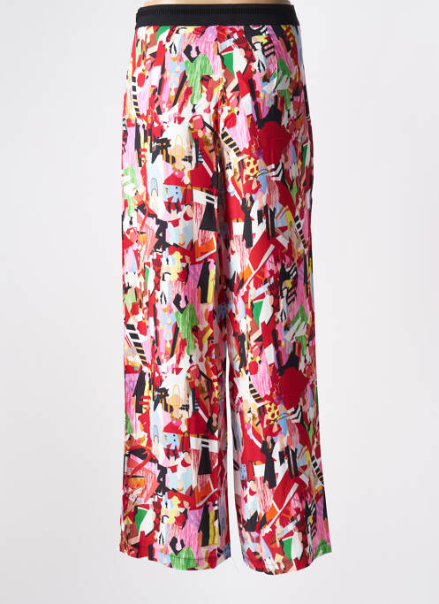 Pantalon evazat roșu MALOKA femeie