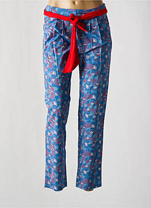 Pantalon trei sferturi albastru PAUL BRIAL femeie