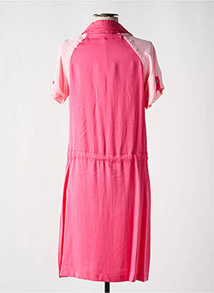 Rochie midi roz PAUL BRIAL femeie