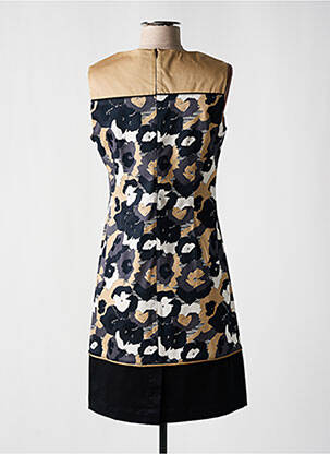Rochie midi bej PAUL BRIAL femeie