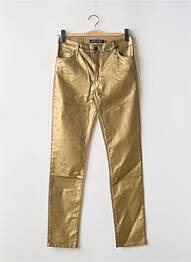 Pantalon slim auriu ASTRID BLACK LABEL femeie