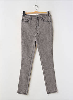 Pantalon slim gri PIECES femeie