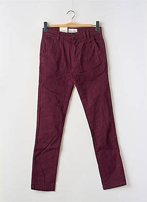 Pantalon chino roșu SHINE bărbat