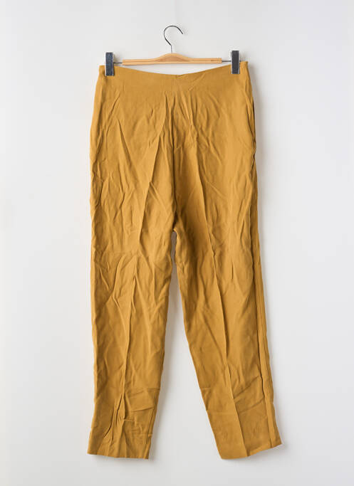 Pantalon evazat galben MANGO femeie