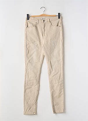 Blugi cu croială slim bej TOXIK3 femeie