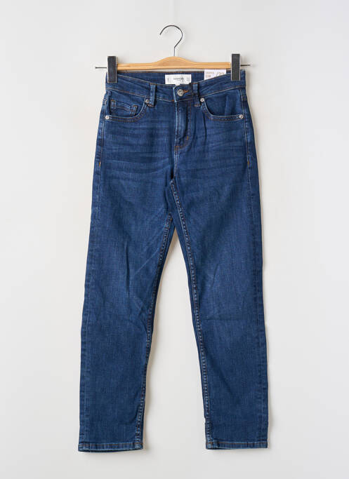 Blugi cu croială slim albastru MANGO femeie