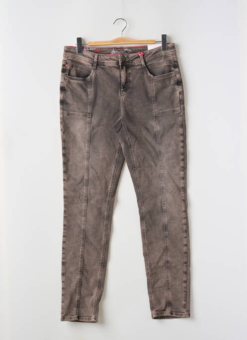 Blugi cu croială slim gri STREET ONE femme