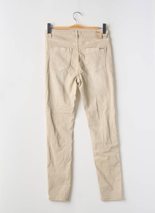 Blugi cu croială slim bej TOXIK3 femeie