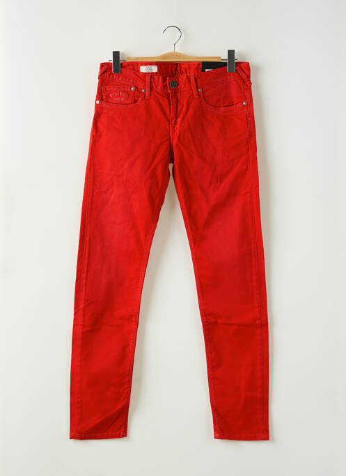 Blugi cu croială slim roșu PEPE bărbat