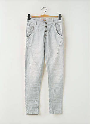 Pantalon slim gri CULT COUPLE femeie