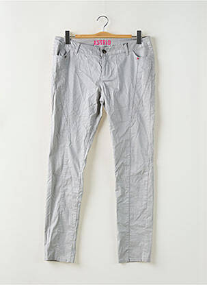 Pantalon slim gri AB STUDIO femeie