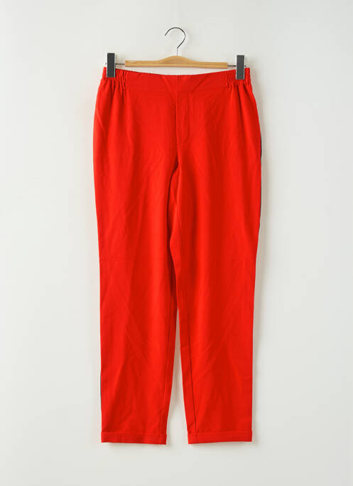 Pantalon slim portocaliu JACQUELINE DE YONG femeie