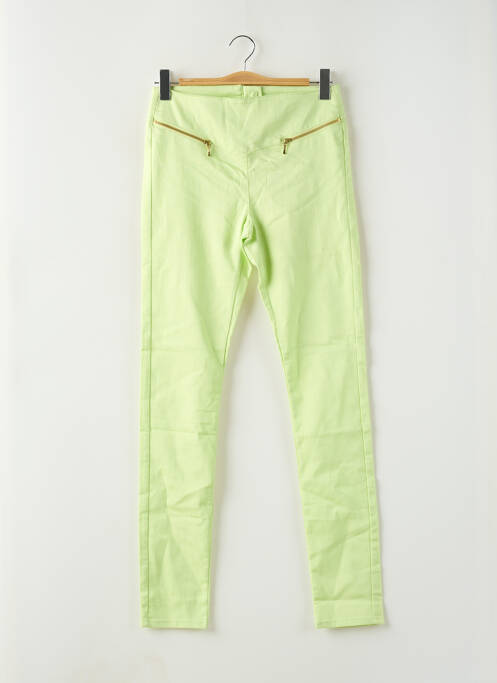 Pantalon slim verde VERO MODA femeie