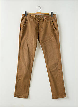 Pantalon chino maro EDC bărbat