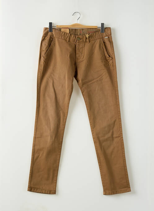 Pantalon chino maro EDC bărbat