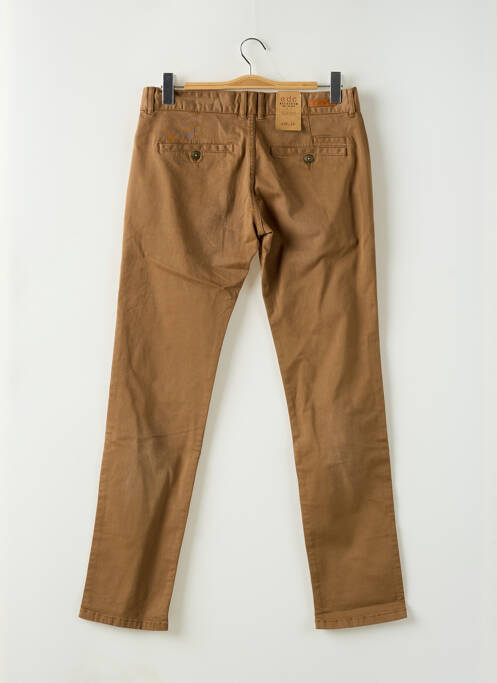 Pantalon chino maro EDC bărbat