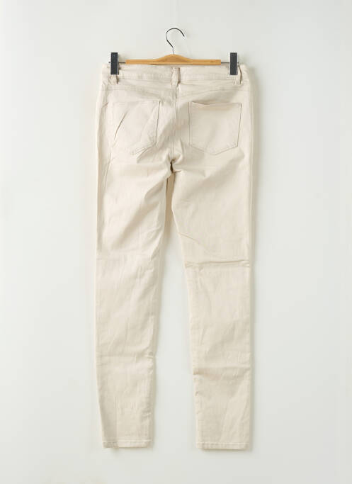 Pantalon slim maro ONLY femeie