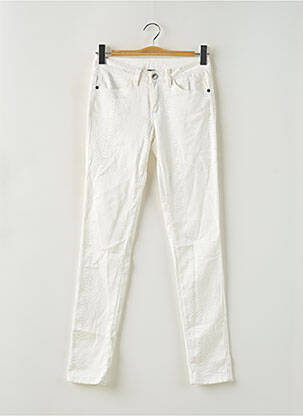 Pantalon slim alb AB STUDIO femeie