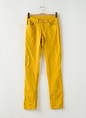 Pantalon slim galben FLAIR femeie