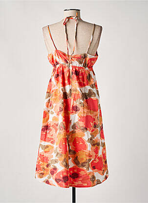Rochie midi portocalie VERO MODA femeie