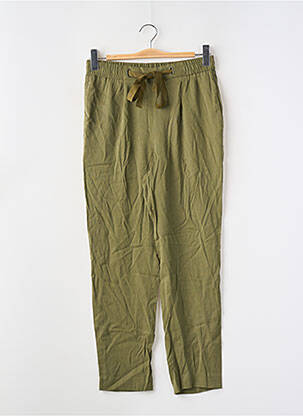 Pantalon slim verde MANGO femeie