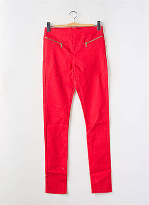 Pantalon slim roșu VERO MODA femeie