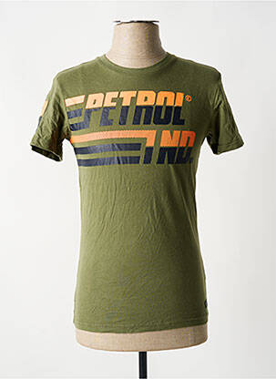 Tricou verde PETROL INDUSTRIES bărbat