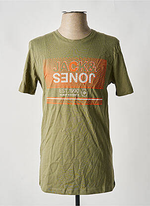 Tricou verde JACK & JONES bărbat