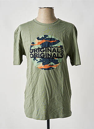 Tricou verde JACK & JONES bărbat