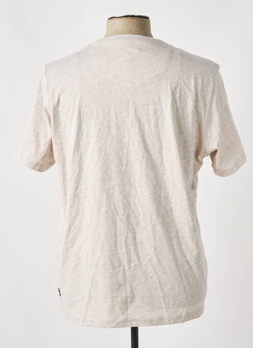 Tricou bej R.EV 1703 BY REMCO EVENPOEL  bărbat