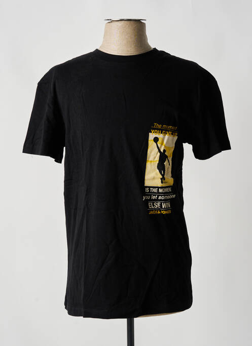 Tricou negru JACK & JONES bărbat