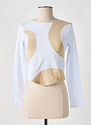 Tricou alb SUBDUED femeie