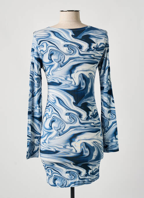 Rochie scurtă albastru SUBDUED femeie