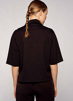Polo negru YUGEN femeie
