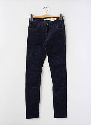 Pantalon slim albastru JACQUELINE DE YONG femeie