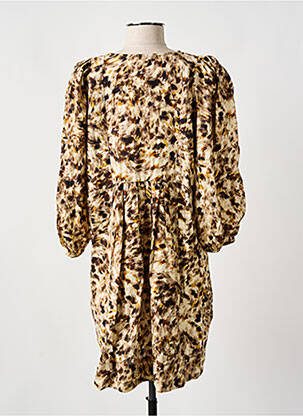 Rochie midi bej MANGO femeie
