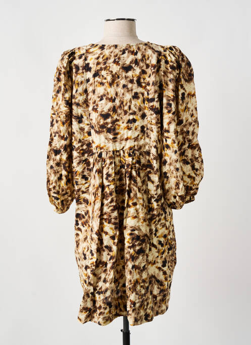 Rochie midi bej MANGO femeie