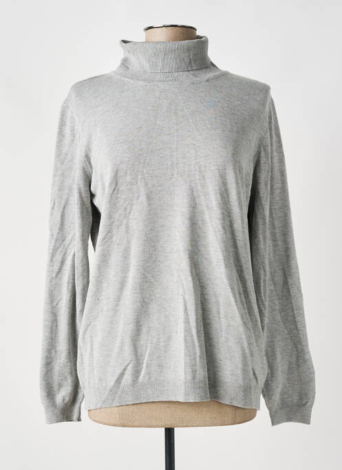 Pulover cu guler înalt gri MORE & MORE femeie