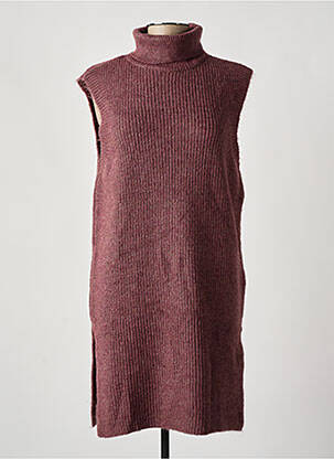 Pulover cu guler înalt violet ONLY femeie