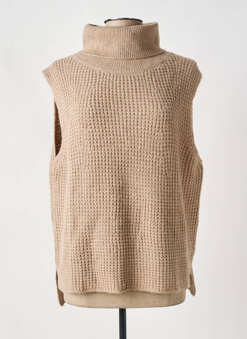 Pulover cu guler înalt bej STREET ONE femeie