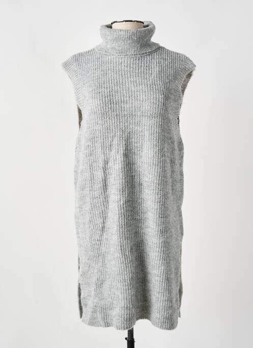 Pulover cu guler înalt gri ONLY femeie