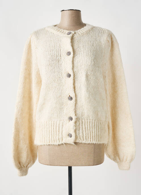 Vestă cu mâneci lungi bej ONLY femeie