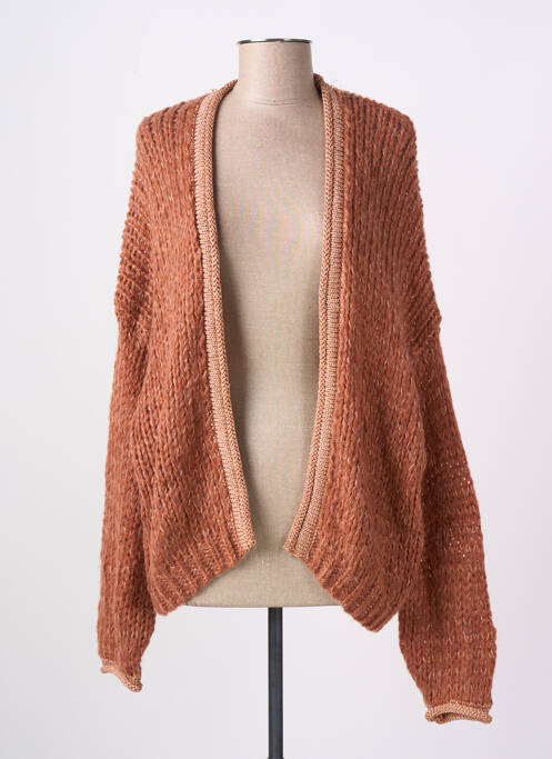 Vestă cu mâneci lungi maro MILLENIUM femeie